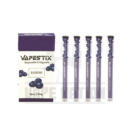 Vapestix Disposable E-Cigarette (5 Pack) Blueberry Starter Kit