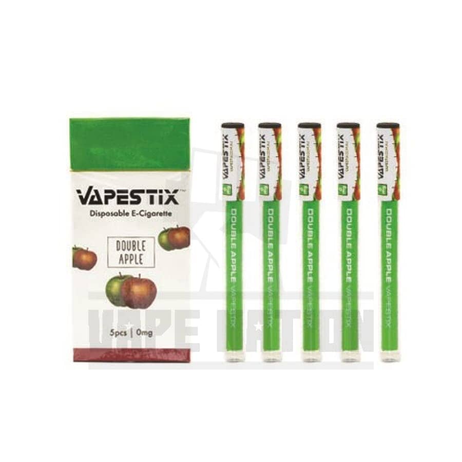 Vapestix Disposable E-Cigarette (5 Pack) Double Apple Starter Kit