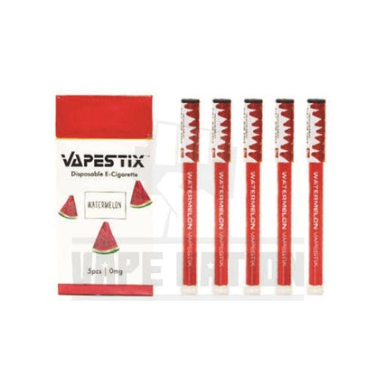 Vapestix Disposable E-Cigarette (5 Pack) Watermelon Starter Kit