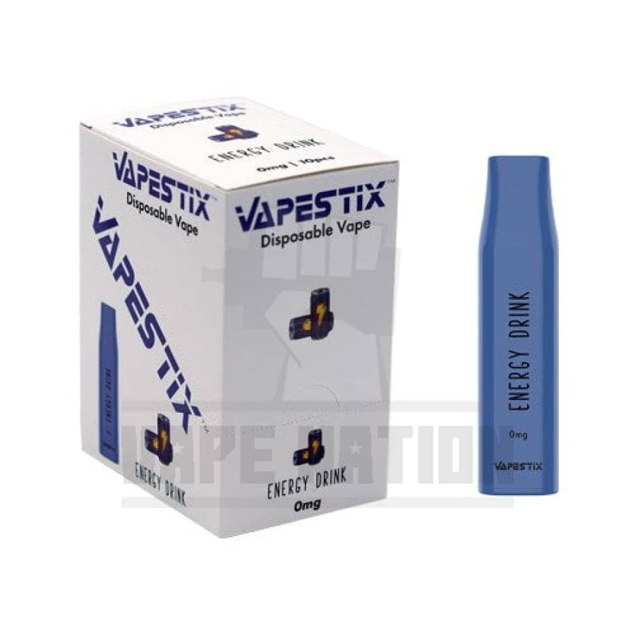 Vapestix Disposable Vape (10 Pack) Energy Drink Starter Kit