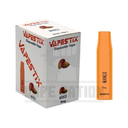 Vapestix Disposable Vape (10 Pack) Mango Starter Kit