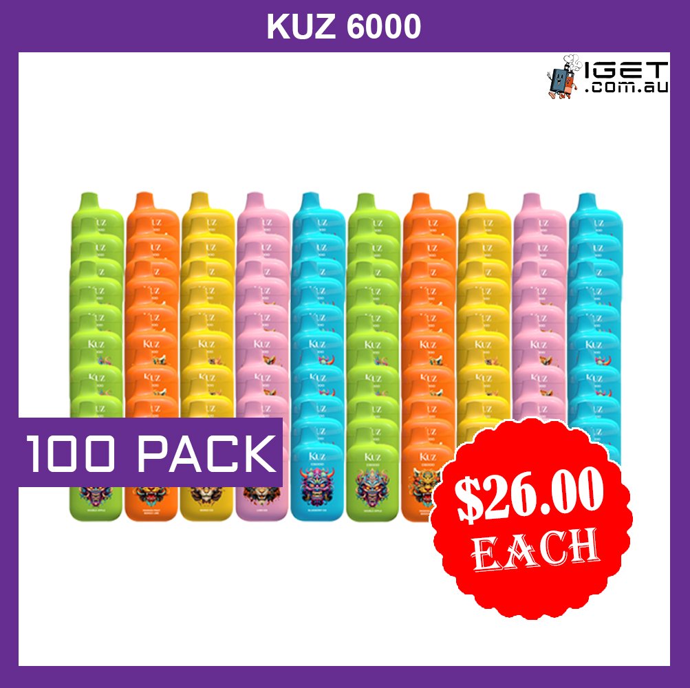 100-pack.jpg KUZ – 6000 PUFFS – 100 PACK - Image 1