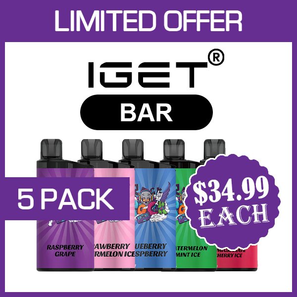 2.jpg IGET BAR – 3500 PUFFS – 5 PACK - Image 1