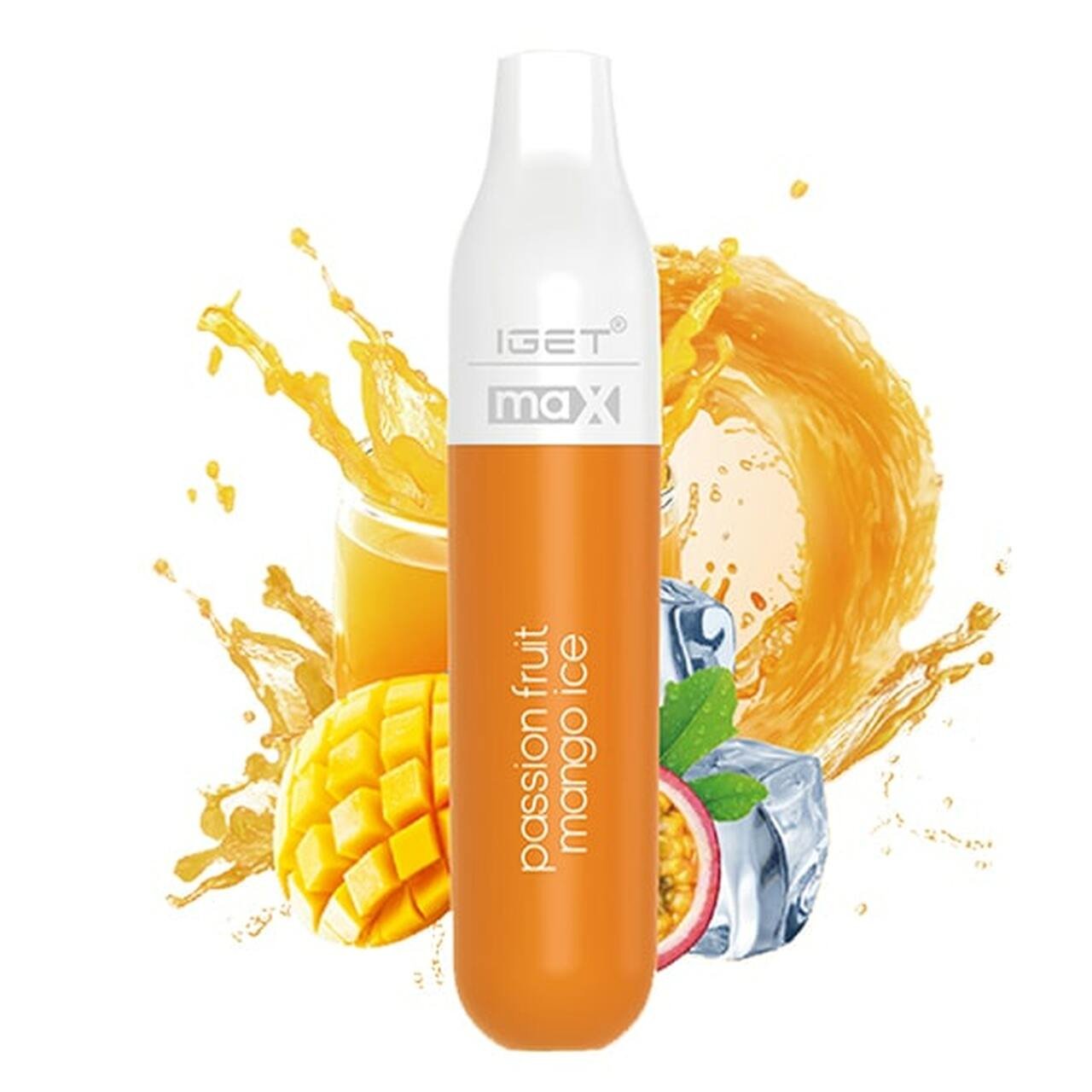 2300-Puff-IGET-Max-Passion-Fruit-Ice.jpeg IGET MAX PASSION FRUIT MANGO ICE – 2300 PUFFS - Image 1