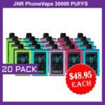 JNR PhoneVape – 20 PACK – 30000 PUFFS