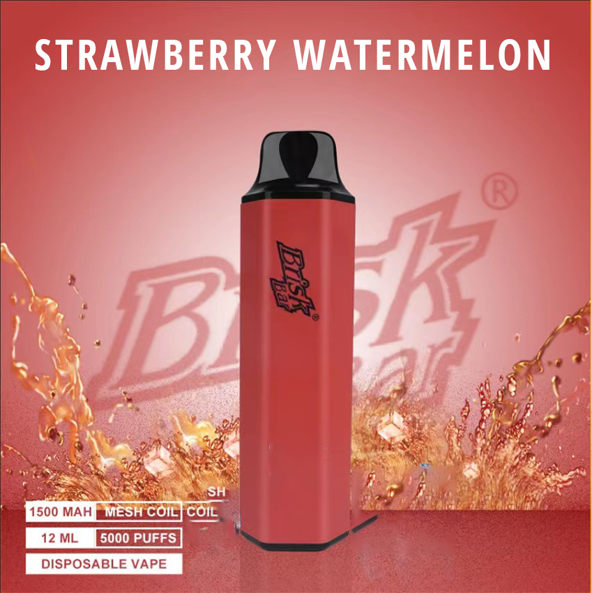 4.png BRISK BAR STRAWBERRY WATERMELON – 5000 PUFFS - Image 1