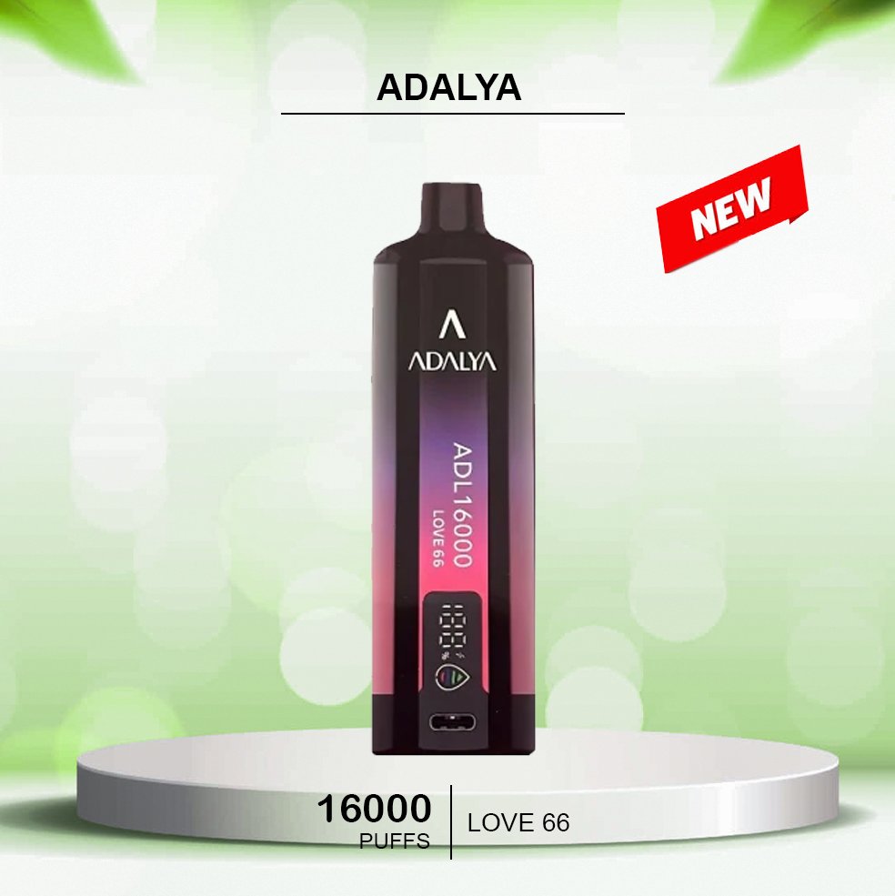 ADALYA-LOVE-66-16000-PUFFS.jpg ADALYA – LOVE 66 – 16000 PUFFS - Image 1