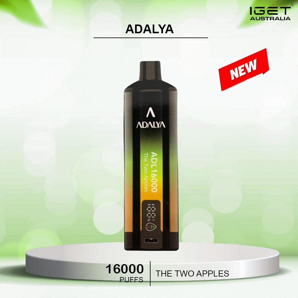 ADALYA-TWO-APPLES-16000-PUFFS.jpg ADALYA – THE TWO APPLES – 16000 PUFFS - Image 1