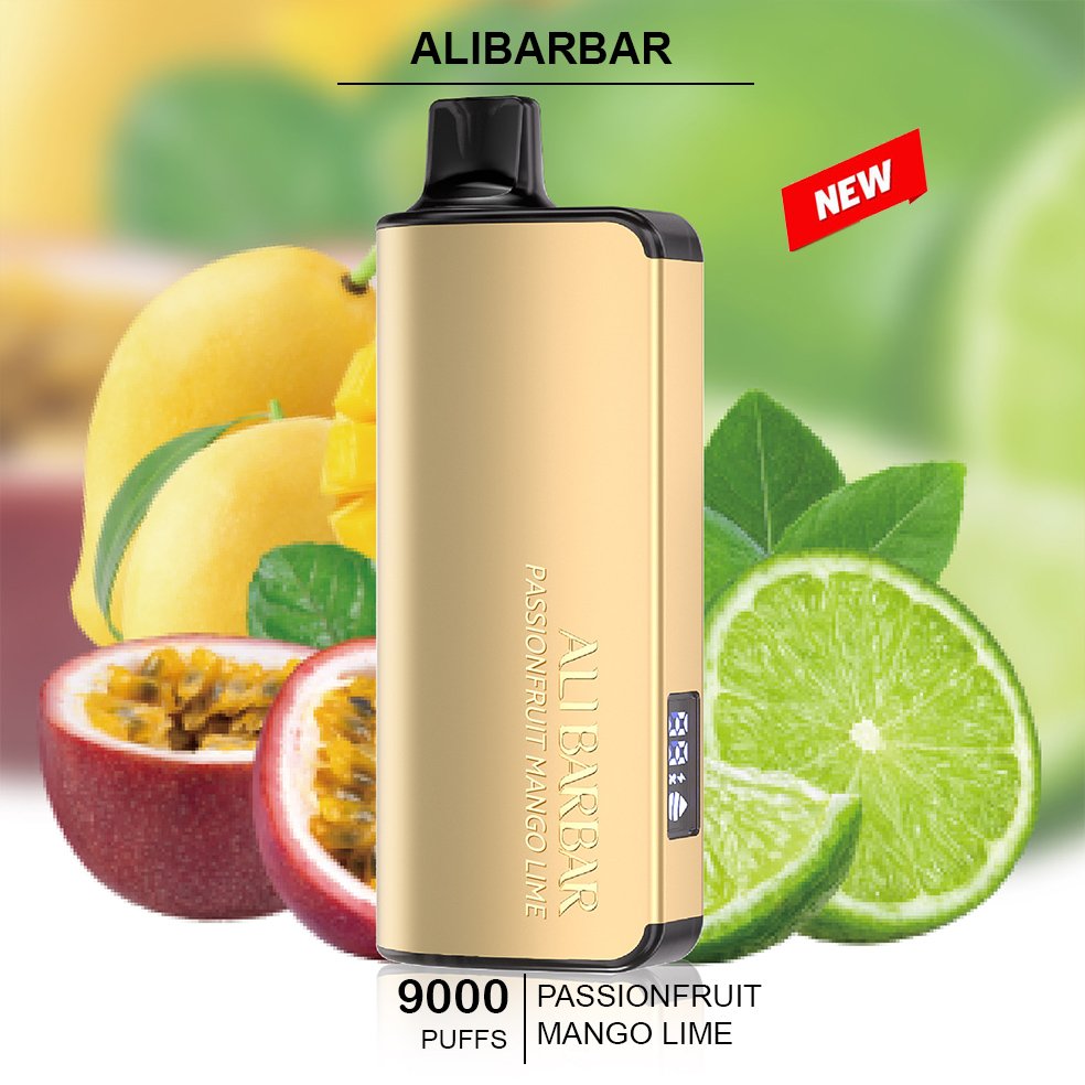 ALIBARBAR-INGOT-PASSIONFRUIT-MANGO-LIME.jpg ALIBARBAR INGOT – PASSIONFRUIT MANGO LIME – 9000 PUFFS - Image 1