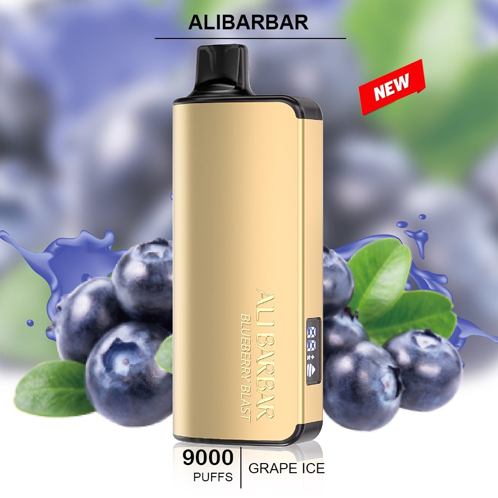 BLUEBERRY-BLAST.jpg ALIBARBAR INGOT – BLUEBERRY BLAST – 9000 PUFFS - Image 1