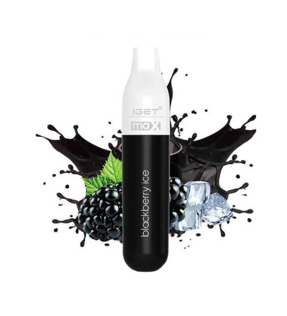 Blackberry-Ice-.png IGET MAX BLACKBERRY ICE – 2300 PUFFS - Image 1