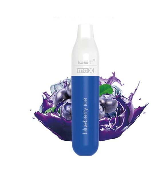 Blueberry-Ice-.png IGET MAX BLUEBERRY ICE – 2300 PUFFS - Image 1