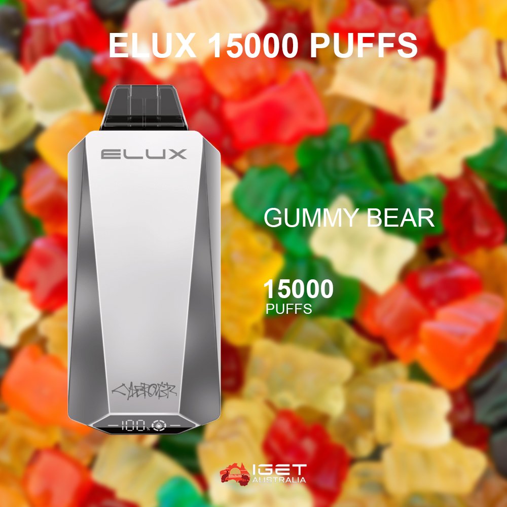 Elux-GUMMY-BEAR-15000-PUFFS.jpg ELUX GUMMY BEAR – 15000 PUFFS - Image 1