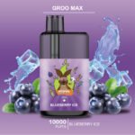 GROO MAX – BLUEBERRY ICE – 10000 PUFFS