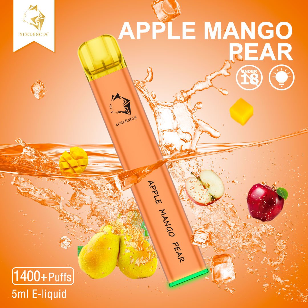 GUNNPOD-LITE-APPLE-MANGO-PEAR.jpg GUNNPOD APPLE MANGO PEAR – 1400 PUFFS - Image 1