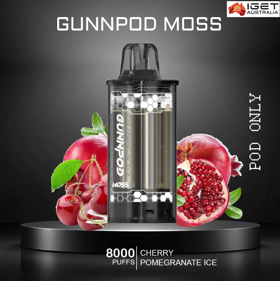 GUNNPOD-MOSS-CHERRY-POMEGRANATE-ICE-8000-PUFFS-POD-ONLY-1.jpg GUNNPOD MOSS – CHERRY POMEGRANATE ICE – 8000 PUFFS – POD ONLY - Image 1