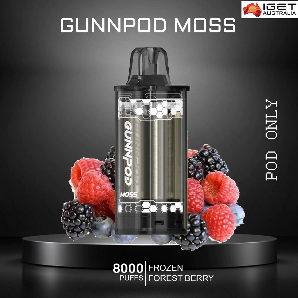 GUNNPOD-MOSS-FROZEN-FOREST-BERRY-8000-PUFFS-POD-ONLY-2.jpg GUNNPOD MOSS – FROZEN FOREST BERRY – 8000 PUFFS – POD ONLY - Image 1