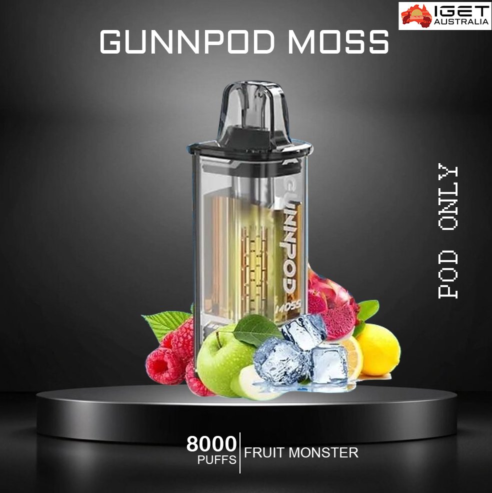 GUNNPOD-MOSS-FRUIT-MONSTER-8000-PUFFS-POD-ONLY-1.jpg GUNNPOD MOSS – FRUIT MONSTER – 8000 PUFFS – POD ONLY - Image 1