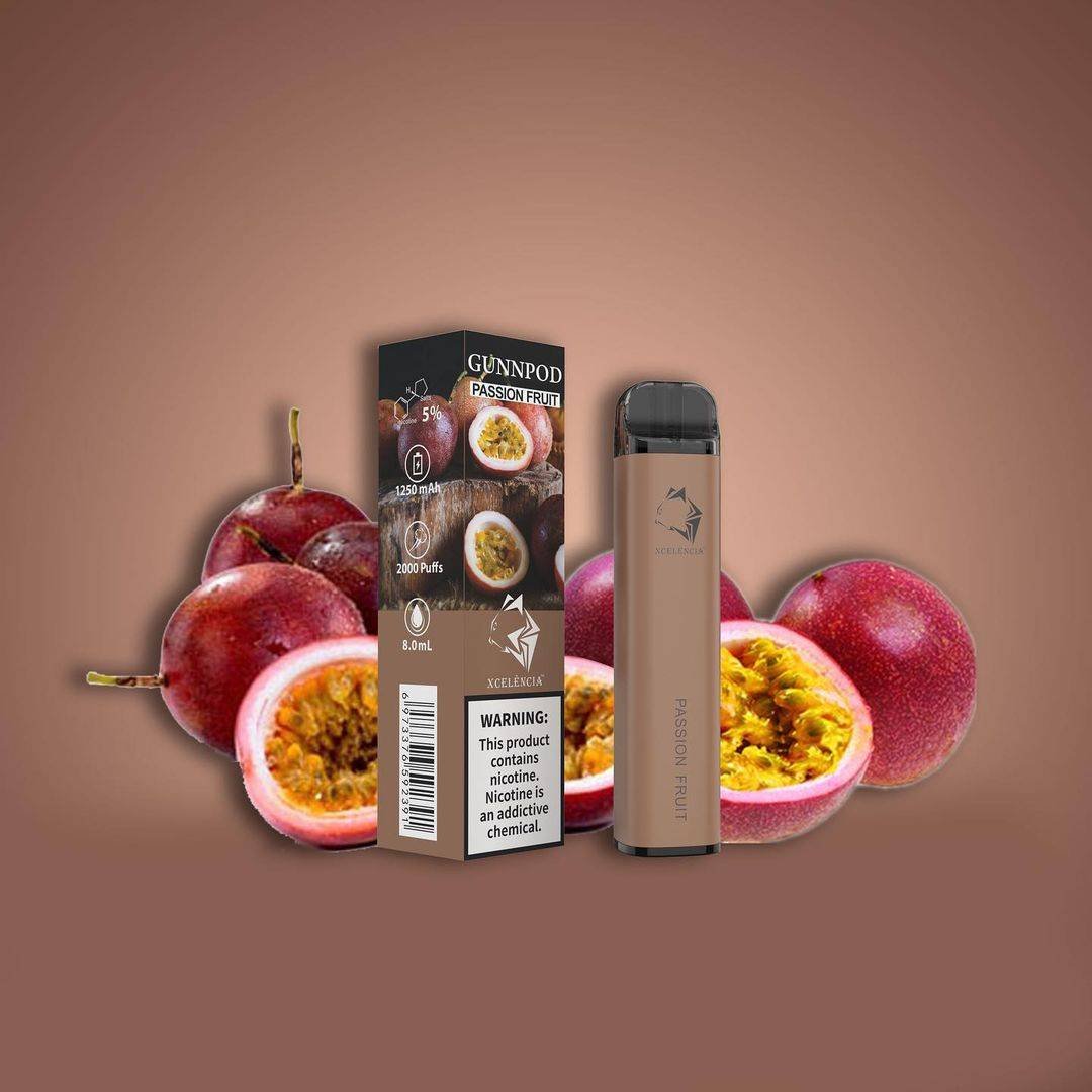 Gunnpod-2000-Passionfruit.jpeg GUNNPOD PASSIONFRUIT – 2000 PUFFS - Image 1