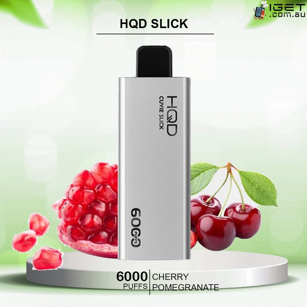 HQD-SLICK-CHERRY-POMEGRANATE-6000-PUFFS.jpg HQD SLICK CHERRY POMEGRANATE – 6000 PUFFS - Image 1