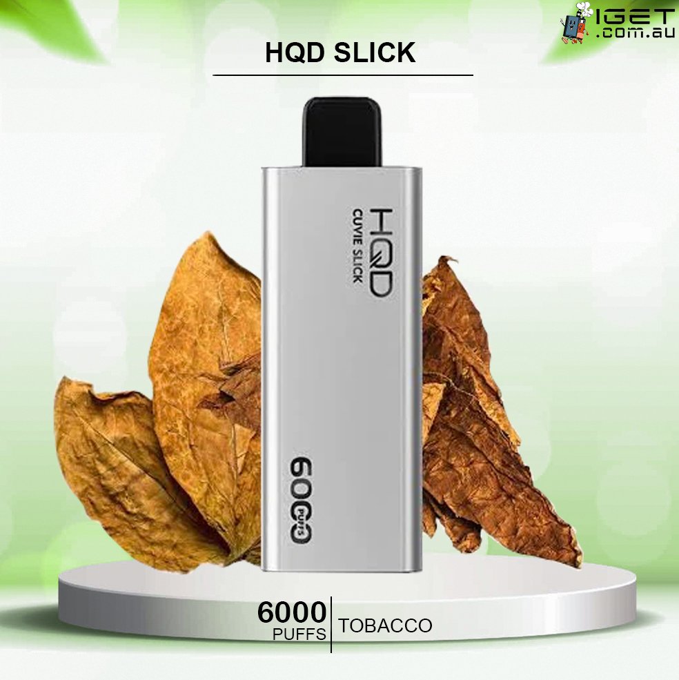 HQD-SLICK-TOBACCO-6000-PUFFS.jpg HQD SLICK TOBACCO – 6000 PUFFS - Image 1