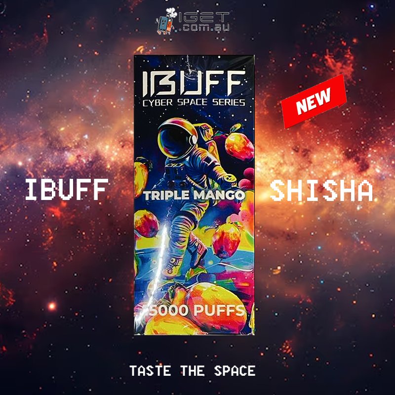 IBUFF-SHISHA-TRIPLE-MANGO-15000-PUFFS.jpg IBUFF SHISHA – TRIPLE MANGO – 15000 PUFFS - Image 1