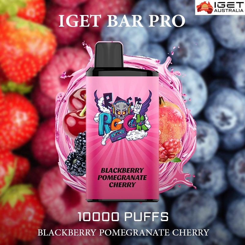 IGET-BAR-PRO-BLACKBERRY-POMEGRANATE-CHERRY-10000-PUFFS-3.jpg IGET BAR PRO – BLACKBERRY POMEGRANATE CHERRY – 10000 PUFFS - Image 1