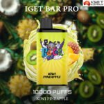 IGET BAR PRO – KIWI PINEAPPLE – 10000 PUFFS