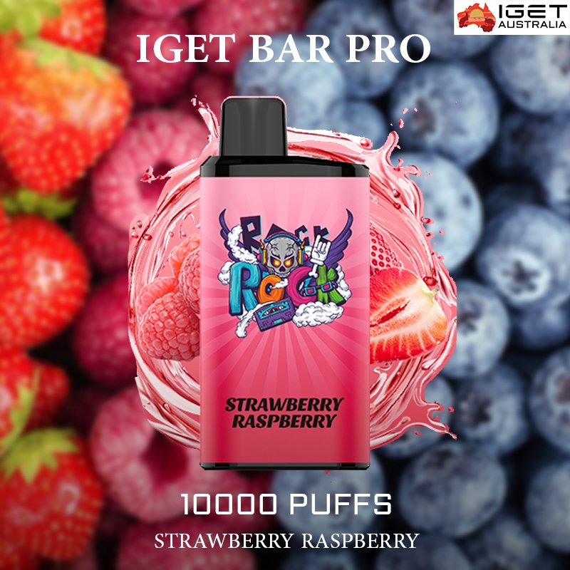 IGET-BAR-PRO-STRAWBERRY-RASPBERRY-10000-PUFFS-1.jpg IGET BAR PRO – STRAWBERRY RASPBERRY – 10000 PUFFS - Image 1