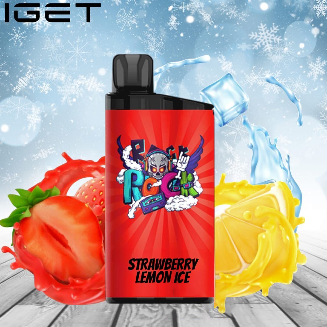 IGET-BAR-STRAWBERRY-LEMON-ICE.png IGET BAR STRAWBERRY LEMON ICE – 3500 PUFFS - Image 1