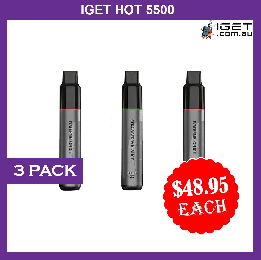 IGET-HOT-3-PACKS-5500-PUFFS-1.jpg IGET HOT 5500 PUFFS – 3 PACK - Image 1