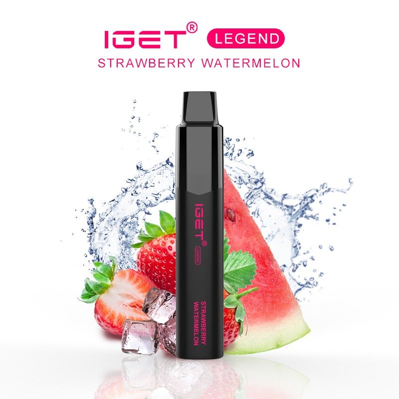IGET-LEGEND-4000-–-STRAWBERRY-WATERMELON.jpeg IGET LEGEND STRAWBERRY WATERMELON – 4000 PUFFS - Image 1