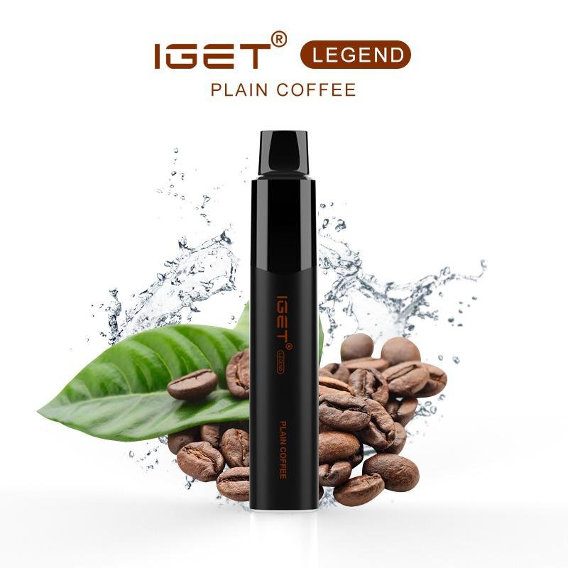 IGET-LEGEND-PLAIN-COFFEE-.jpeg IGET LEGEND PLAIN COFFEE – 4000 PUFFS - Image 1
