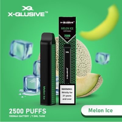 IMG_4482.jpg X-QLUSIVE MELON ICE – 2500 PUFFS - Image 1