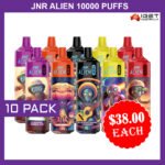 JNR ALIEN 10000 PUFFS – 10 PACK