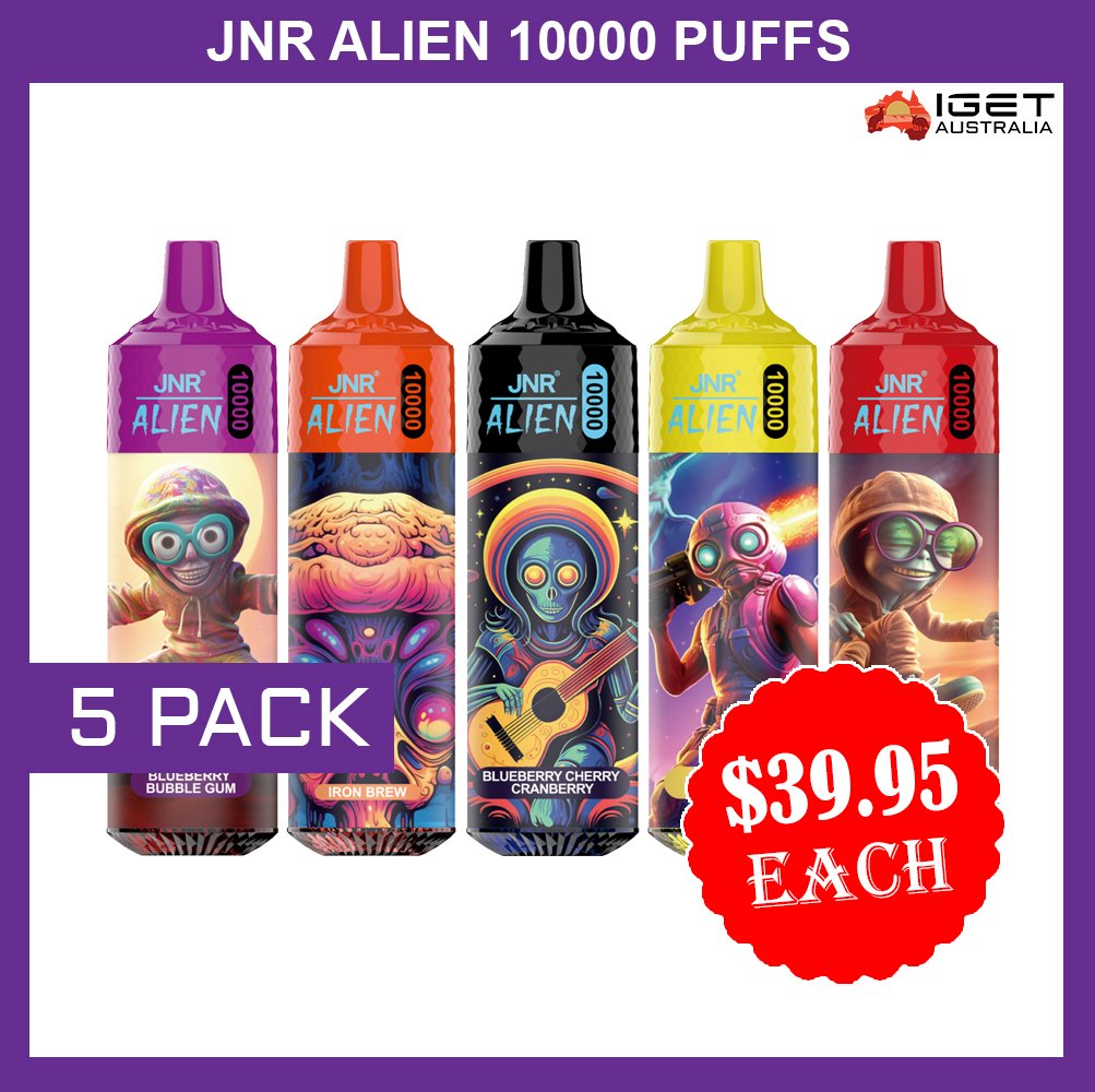JNR-ALIEN-10000-PUFFS-5-PACK.jpg JNR ALIEN 10000 PUFFS – 5 PACK - Image 1