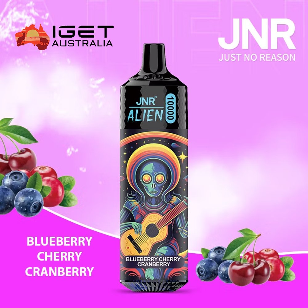 JNR-ALIEN-BLUEBERRY-CHERRY-CRANBERRY.jpg JNR ALIEN BLUEBERRY CHERRY CRANBERRY – 10000 PUFFS - Image 1