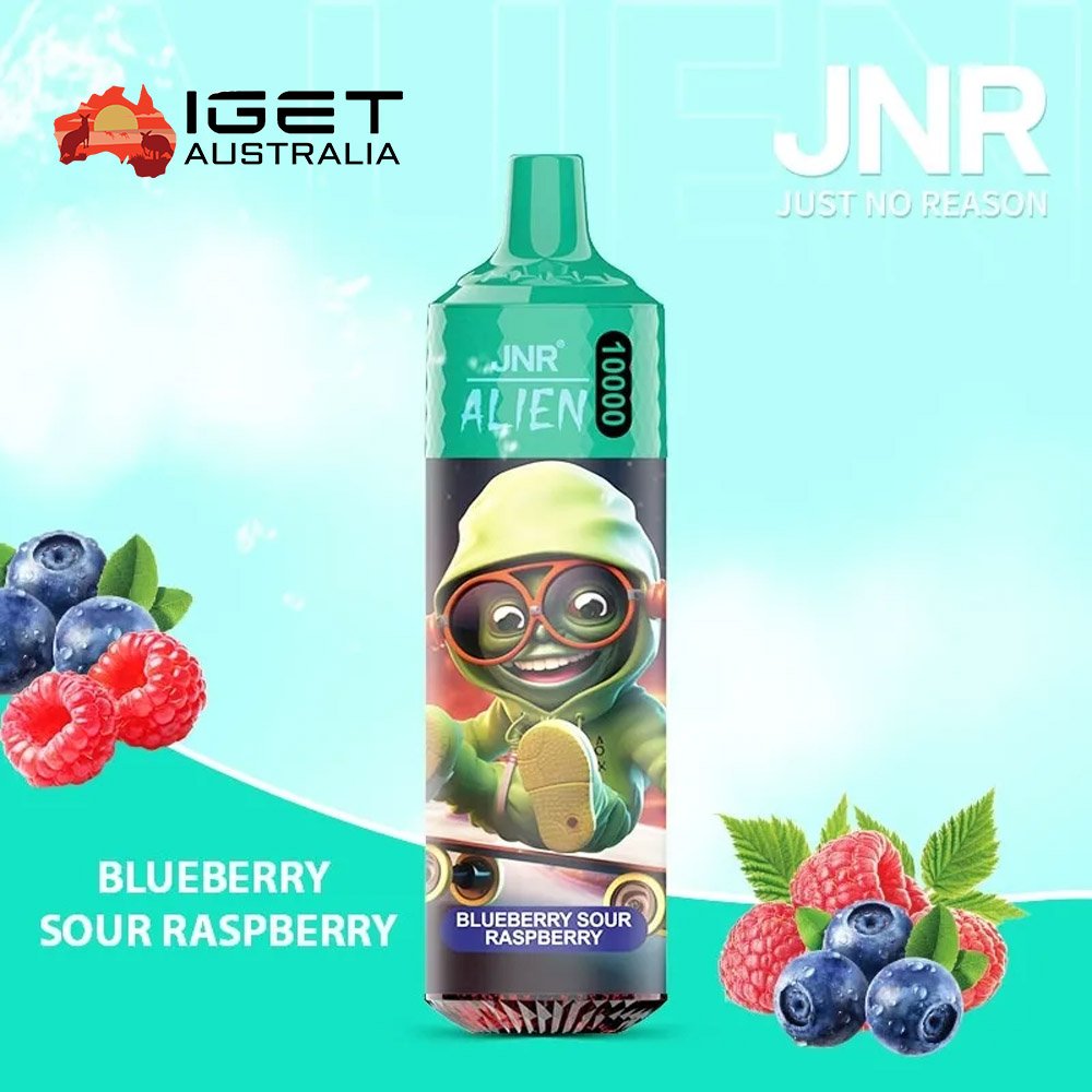 JNR-ALIEN-BLUEBERRY-SOUR-RASPBERRY-10000-PUFFS.jpg JNR ALIEN BLUEBERRY SOUR RASPBERRY – 10000 PUFFS - Image 1