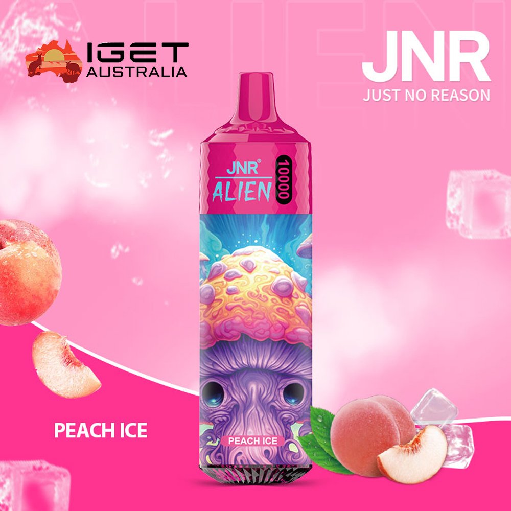 JNR-ALIEN-PEACE-ICE.jpg JNR ALIEN PEACH ICE – 10000 PUFFS - Image 1