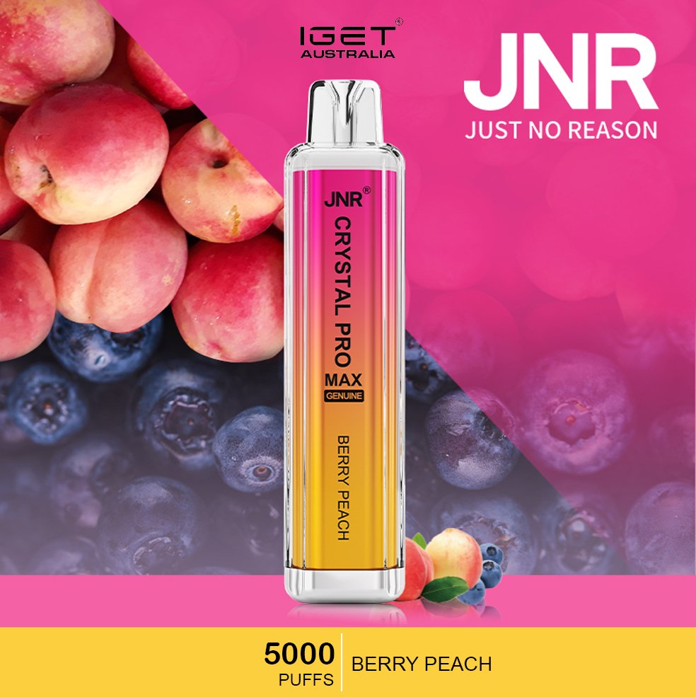 JNR-CRYSTAL-PRO-MAX-BERRY-PEACH-5000-PUFFS.jpg JNR CRYSTAL PRO MAX – BERRY PEACH- 5000 PUFFS - Image 1