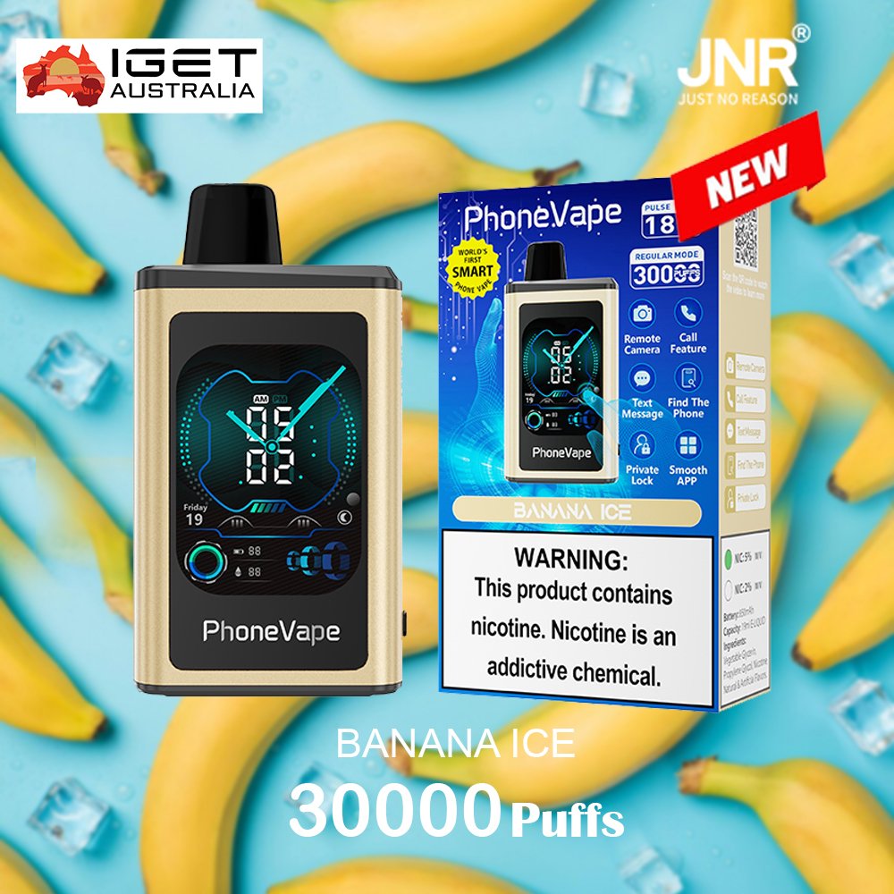 JNR-PhoneVape-BANANA-ICE-30000-Puffs-1.jpg JNR PhoneVape BANANA ICE – 30000 PUFFS - Image 1
