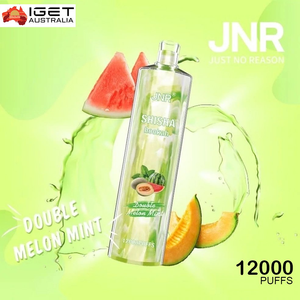 JNR-SHISHA-HOOKAH-Double-Melon-Mint-12000-PUFFS-1.jpg JNR SHISHA HOOKAH – DOUBLE MELON MINT – 12000 PUFFS - Image 1