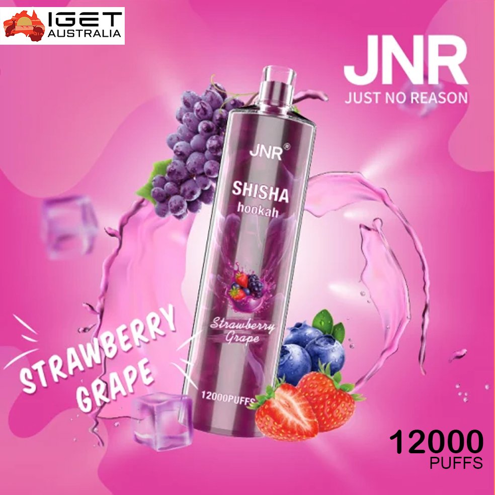 JNR-SHISHA-HOOKAH-STRAWBERRY-GRAPE-12000-PUFFS-1.jpg JNR SHISHA HOOKAH – STRAWBERRY GRAPE – 12000 PUFFS - Image 1