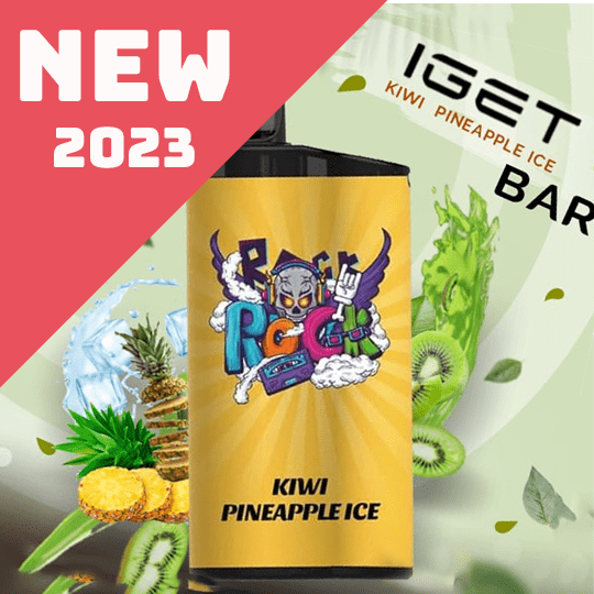 KIWI-PINEAPPLE-ICE.png IGET BAR KIWI PINEAPPLE ICE – 3500 PUFFS - Image 1