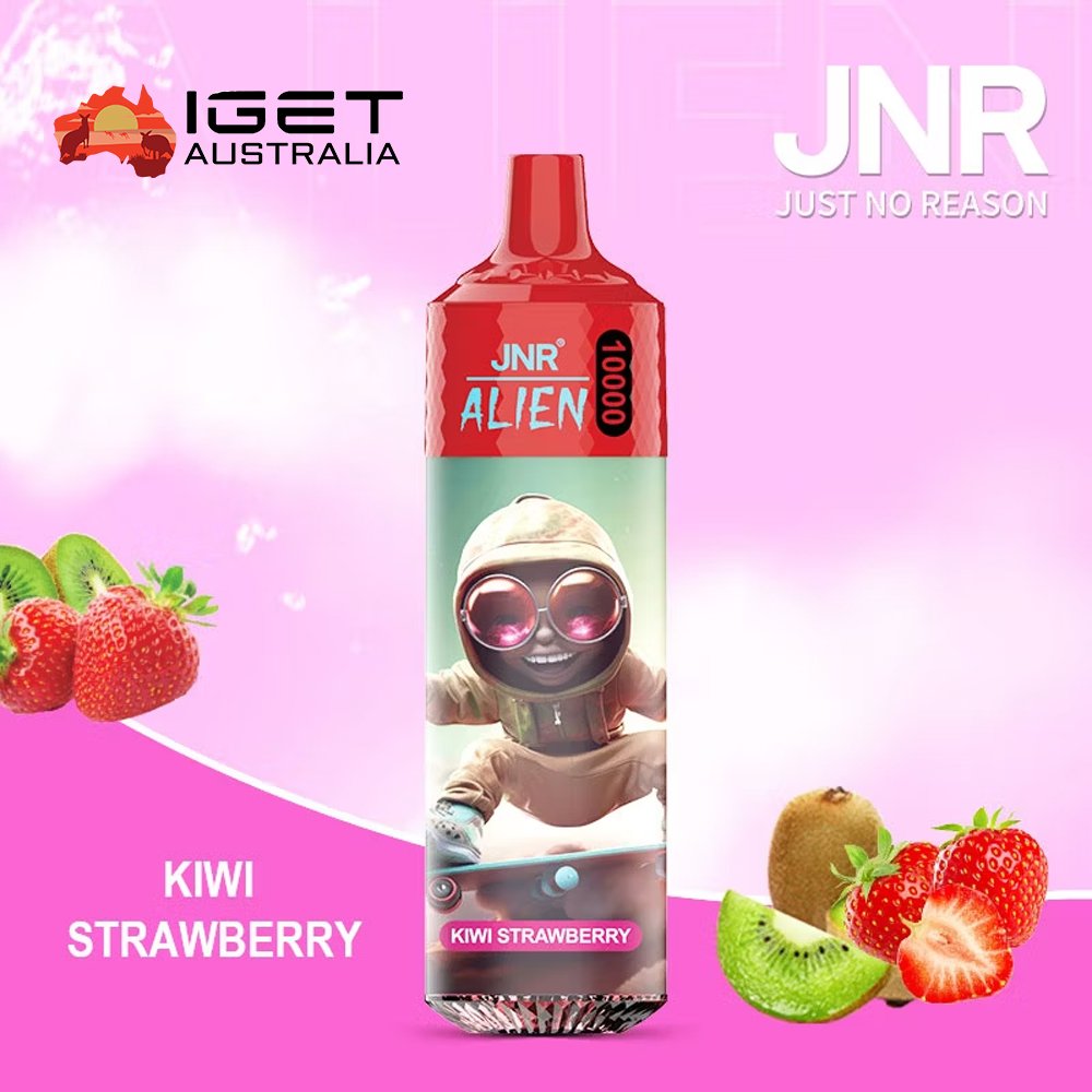 KIWI-STRAWBERRY.jpg JNR ALIEN KIWI STRAWBERRY – 10000 PUFFS - Image 1