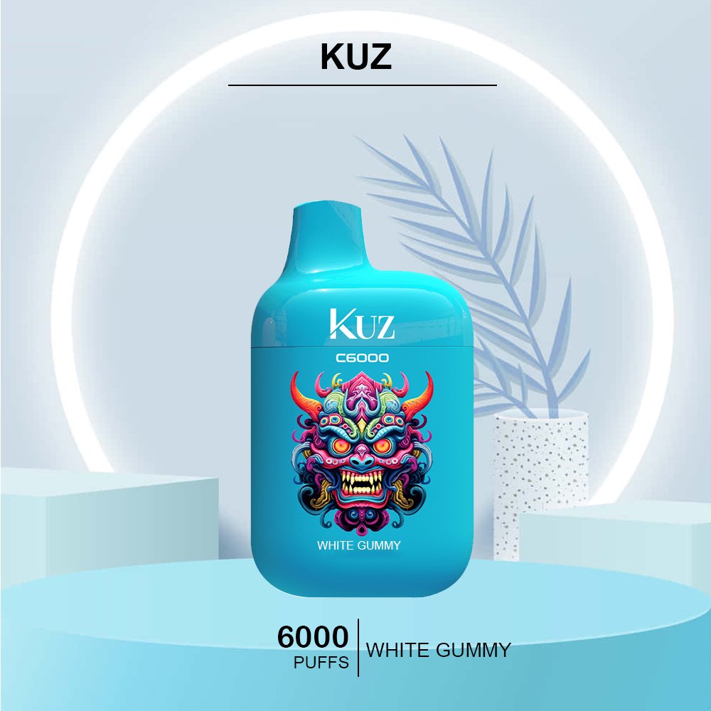 KUZ-WHITE-GUMMY-6000-PUFFS.jpg KUZ WHITE GUMMY – 6000 PUFFS - Image 1
