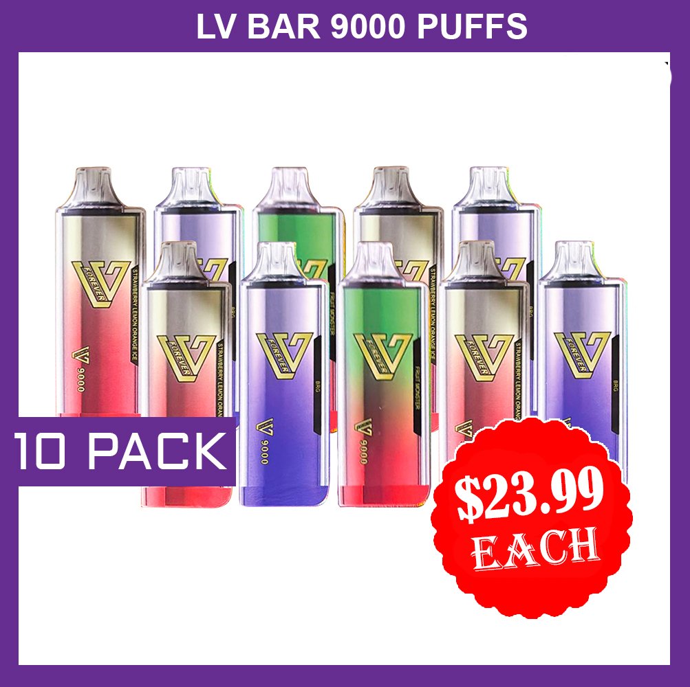 LV-BAR-9000-PUFFS-10-PACK-2.jpg LV BAR – 9000 PUFFS – 10 PACK - Image 1
