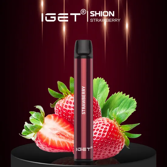 New-Package-Iget-Shion-600-Puffs-6-Salt-Nicotine-Disposable-Vape-Electronic-Cigarette.webp IGET SHION STRAWBERRY – 600 PUFFS - Image 1