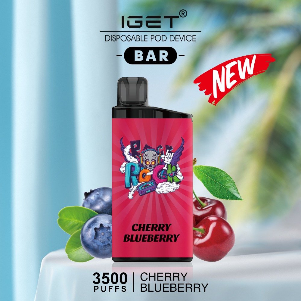 PHOTO-2022-05-20-10-56-34-1.jpeg IGET BAR CHERRY BLUEBERRY – 3500 PUFFS - Image 1