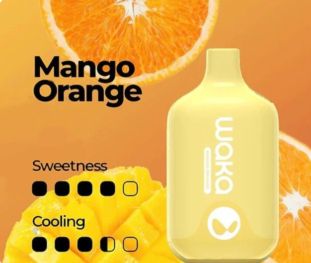 PHOTO-2023-10-23-14-39-02-8.jpg WAKA SMASH MANGO ORANGE – 6000 PUFFS - Image 1